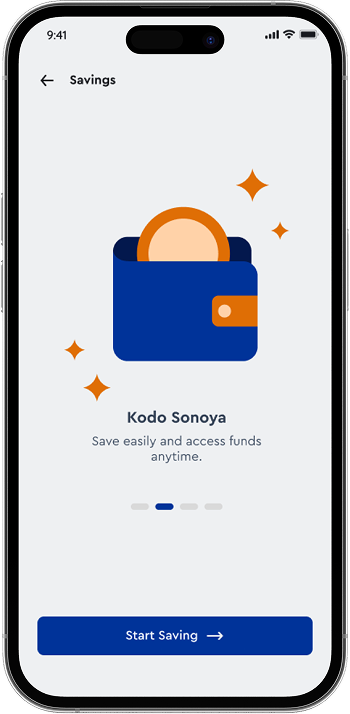 Kolomoni Kodo Sonoya savings screen