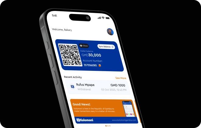The Kolomoni agent app home screen